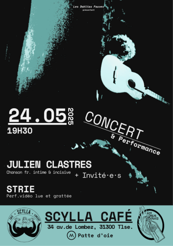 Affiche Scylla Café (mai 2025)
