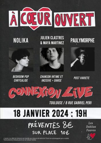 Affiche Connexion Live (janvier 2024)